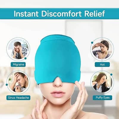 Reusable Gel Migraine Relief Hat – Fast Headache & Sinus Relief