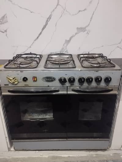 Unique gas stove with oven