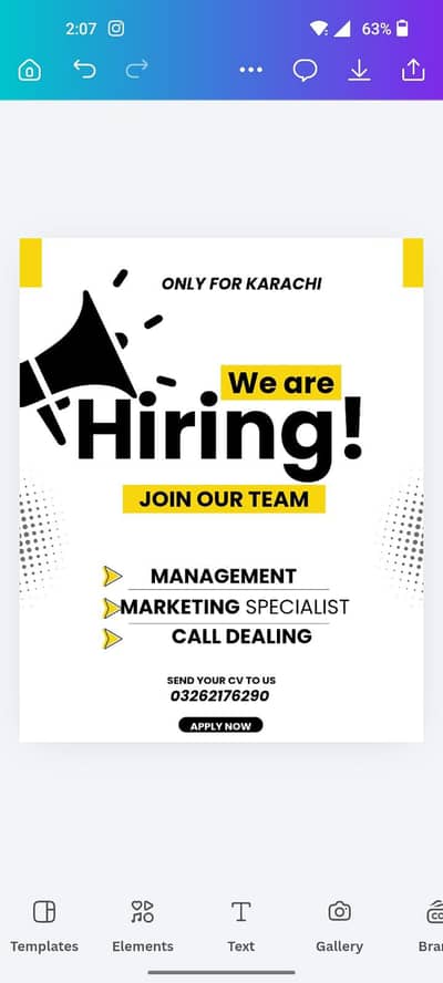 hiring ad