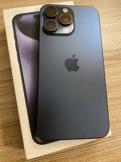 iPhone 15 pro max 256gb Official pta approved 90 health genuine