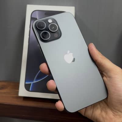 IPhone 16 pro max 256 gb pta approved 90% health with box