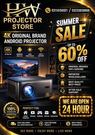FULL HD ANDROID  PROJECTOR  4K  MULTIMEDIA MINI  LED PROJECTOR WIFI