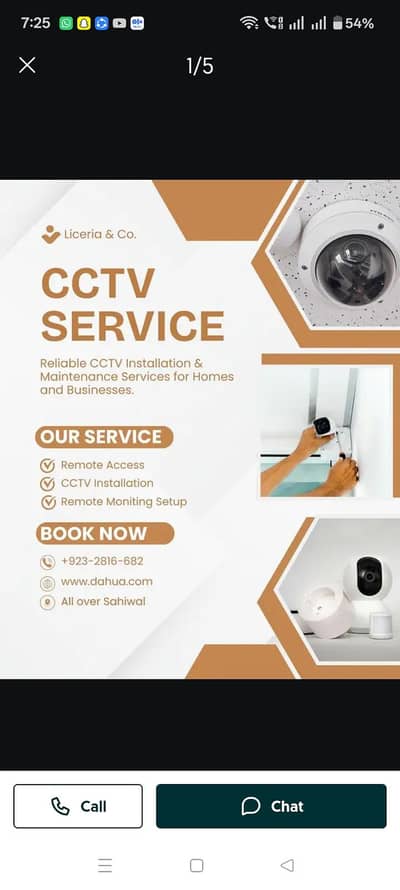 CCTV installation and maintenance