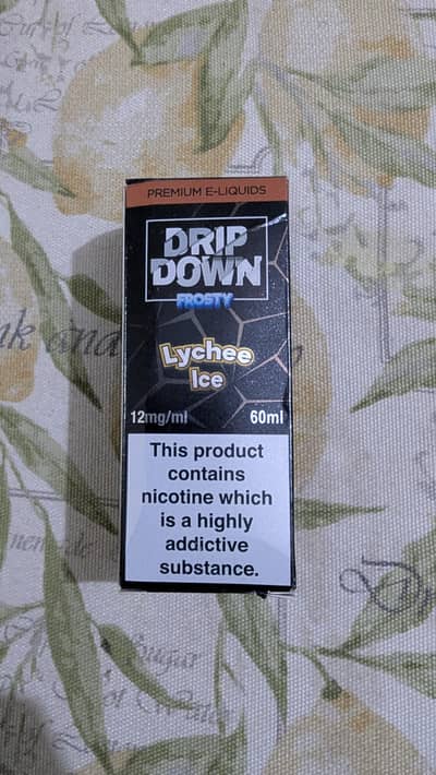 Drip Down Lychee ice 12mg vape flavor