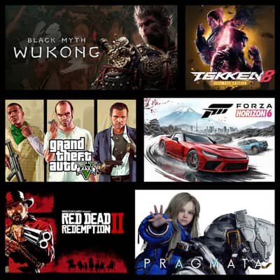 FORZA HORIZON 6/GTA 5/CALL OF DUTY NEW PC GAMES ALL OVER PAK SERVICE