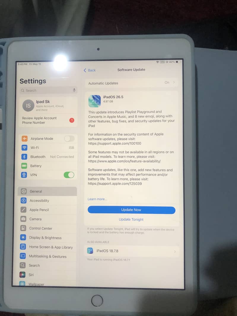 iPad 8 generation 128GB 3