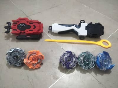Beyblade and launchers