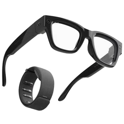 Meta Ray Ban Display In-Lens Display on-Wrist Control Shiny Black Neur
