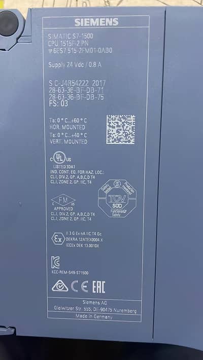 Siemens S71500  PLC for sale (computer only)