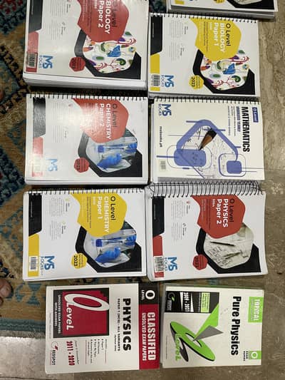 O levels Books and Past papers Set.