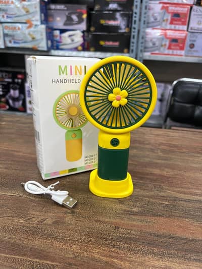 Rechargeable Mini hand fan portable USB cooling fan