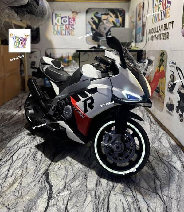 Kids Electric Sports Bike Big Size in Pakistan  | Premium Ride-On Bike for Kids | Big Size Heavy Bike For Kids With Shock