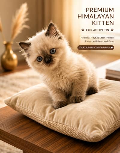 Pure himalayas  kitten