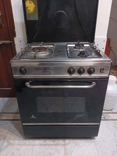3 burner cooking range