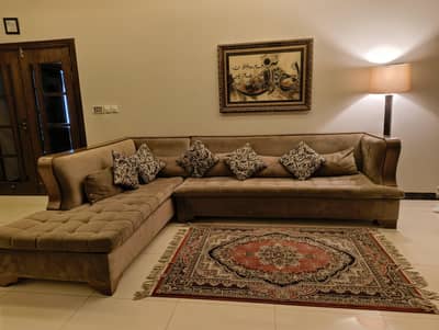 Stylish Comfy L shape Sofa- 7 Seater