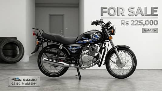 Suzuki GS 150 SE 2014 | 150cc 4-Stroke Engine | Karachi Registered