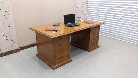Beautiful Burma Teak Exevutive Boss Table