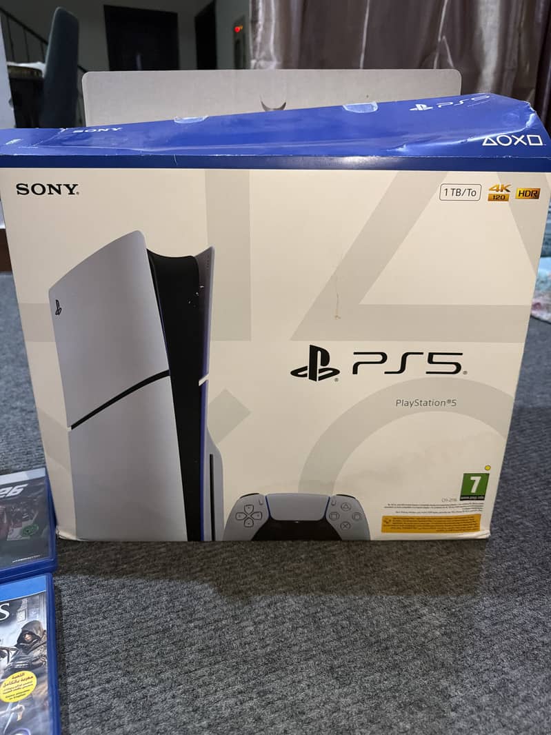 PS5 Bundle with 2 Controllers & 3 Games  2