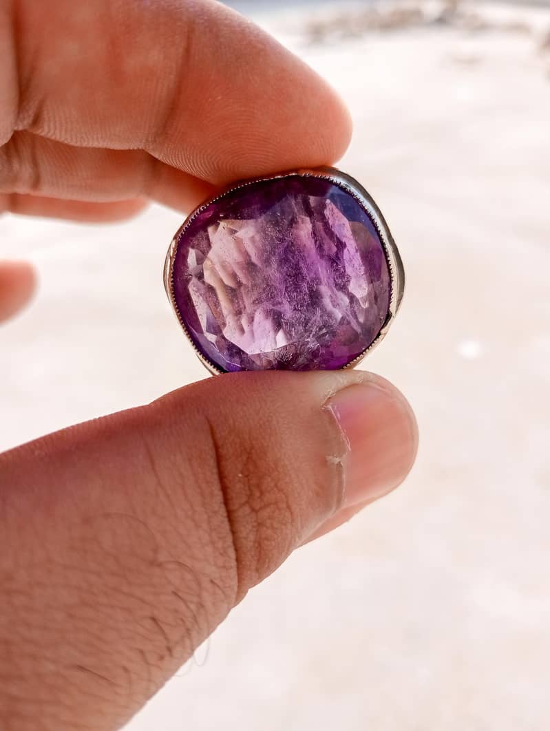 Amethyst Stone  Ring 0