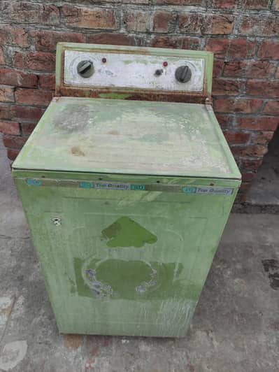 Fully working original super asia washing machine with metal body
