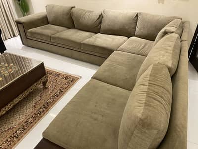 Luxury Mint Green Sectional Sofa