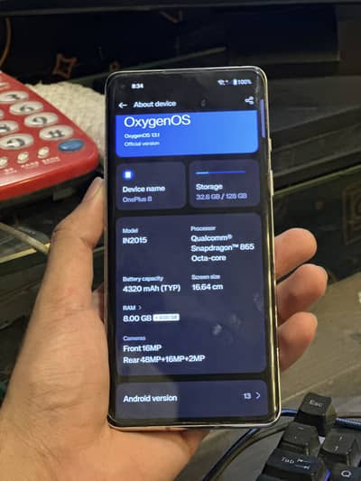 One plus 8 (Original) 8/128 GB