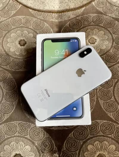 iPhone X ram 256 GB PTA approved condition 10/10 complete box all ok