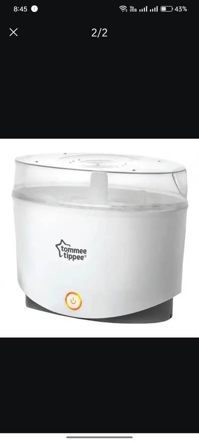 Tommee tippee Feeder sterilizer (without box)