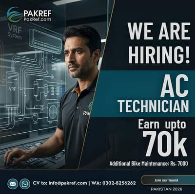 AC Technicians Job in Karachi |Apply Now
