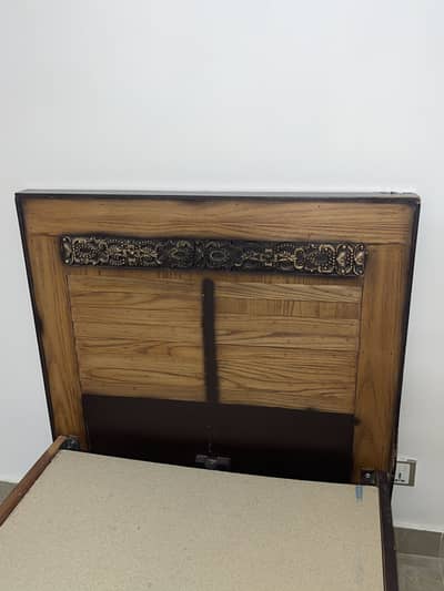 Single Bed Solid Wood Finish (without mattress)