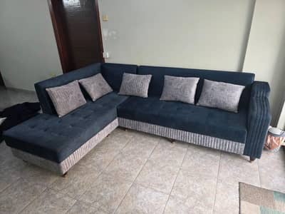 L-Shape 6 Seater Sofa Set for Sale