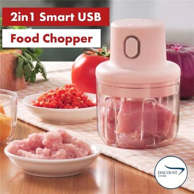 pink electric food chopper portable