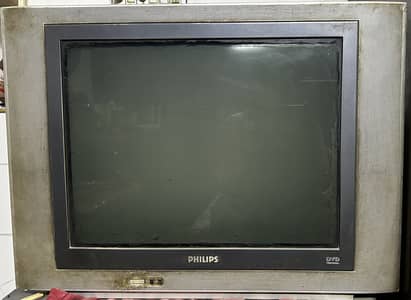  Philips Flat Screen CRT TV  Fully Working  Clear Picture & Sound