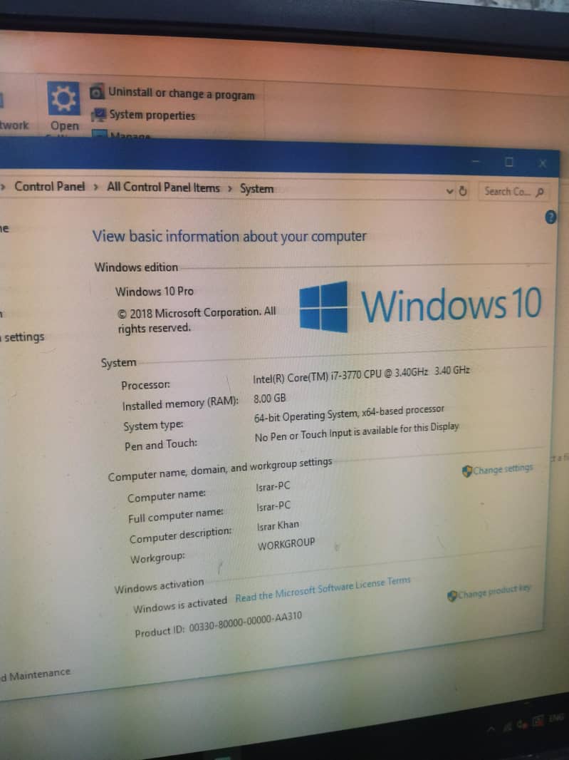 i7-3 generation 4