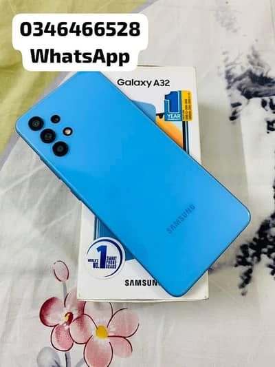 Samsung Galaxy a32 6/128 GB PTA approved full box for sale