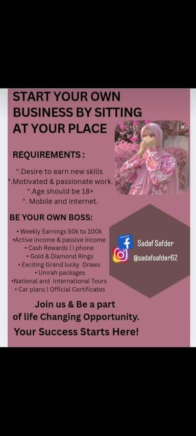 Part time work from home.