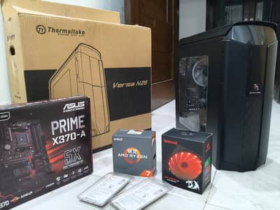 Gaming & Multitasking PC AMD ryzen 7 16GB DDR4 asus x370 budget pc
