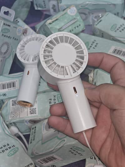 mini charging hand fan 4hrs battery backup