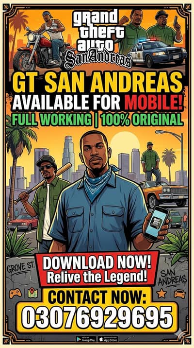 GTA SAN ANDREAS FOR MOBILE