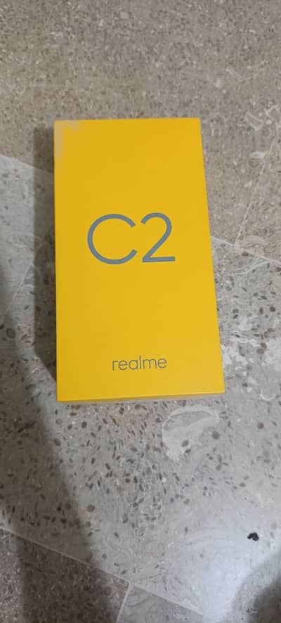 Realme C2 with box and charger