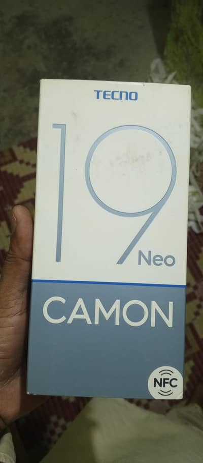 tecno camon 19 neo only box