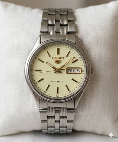 Seiko 5 Automatic 21 Jewels Radium Dial Watch