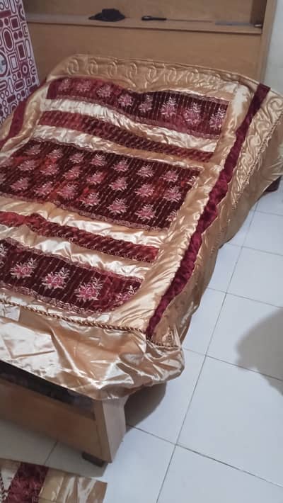 Bridal Fancy Bed Sheet /Bedding Sets Cond. 10/10