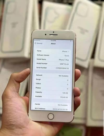 iphone 7 plus 128 GB  no open no repair PTA approved all ok