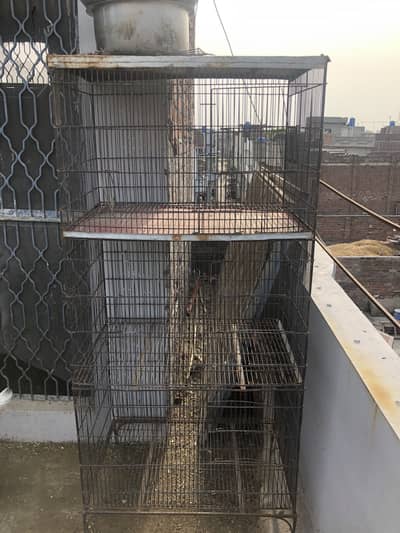 2.5/1.5 cage heavy weight tray saath aik hay bs
