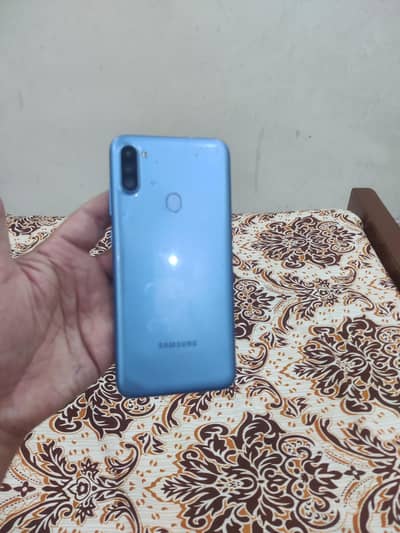 Samsung A11 used mobile sale with box