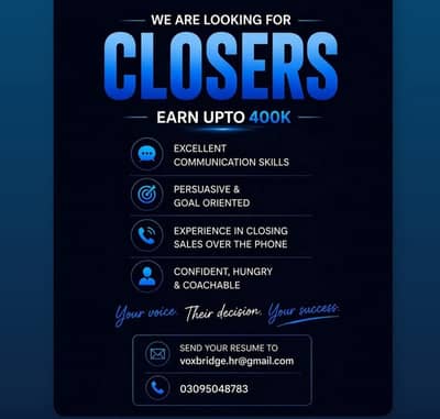 Hiring Closers 'Earn Big with Uncapped Commission!