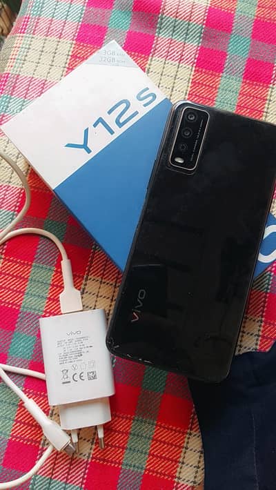 Vivo Y12s Full box dual sim official PTA (03223729768)