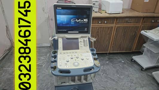 Toshiba Aplio XG (Big LCD) japanese colour Doppler ultrasound machine