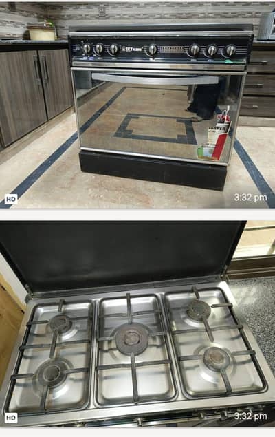 sky flame cooking range for sale